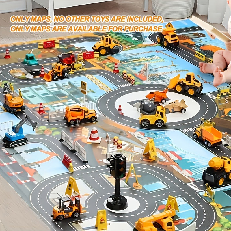 Tappeto da Gioco Costruzione e Avventura – Per Piccoli Esploratori e Giocatori Creativi