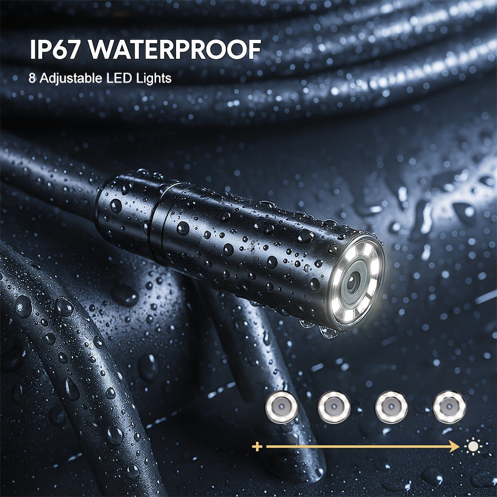 Camera Endoscopica Professionale – Ispezioni Chiare con Display LCD