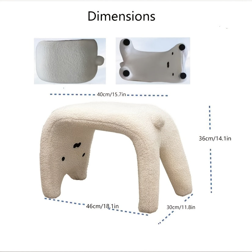 Pouf in Peluche a Forma di Gatto – Design Accogliente e Funzionale