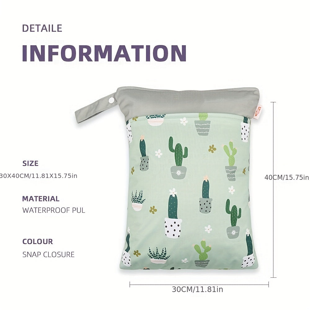 Borsa Riutilizzabile Impermeabile – Perfetta per Pannolini, Costumi da Bagno e Altro