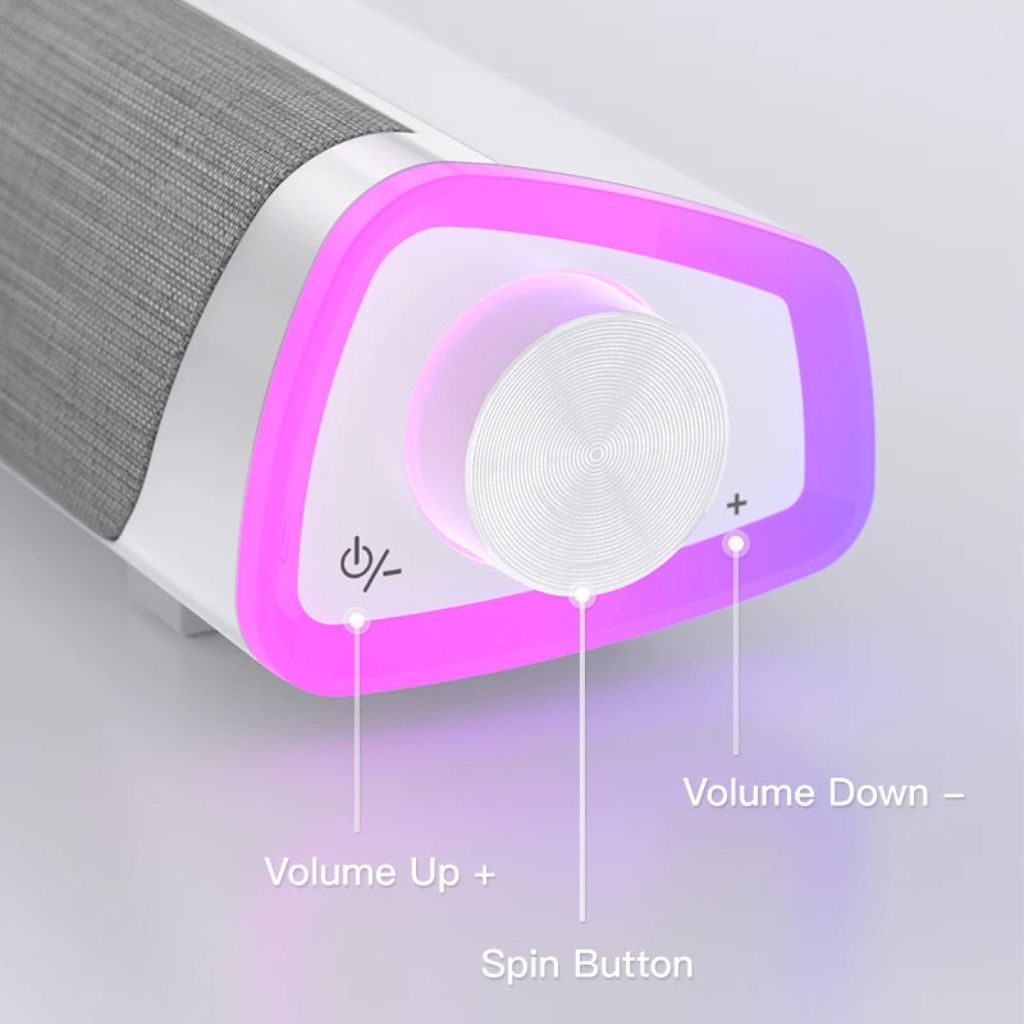 SonicBeam Gaming Soundbar – Suono Dinamico con Atmosfera LED