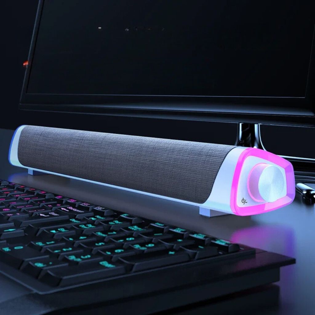 SonicBeam Gaming Soundbar – Suono Dinamico con Atmosfera LED