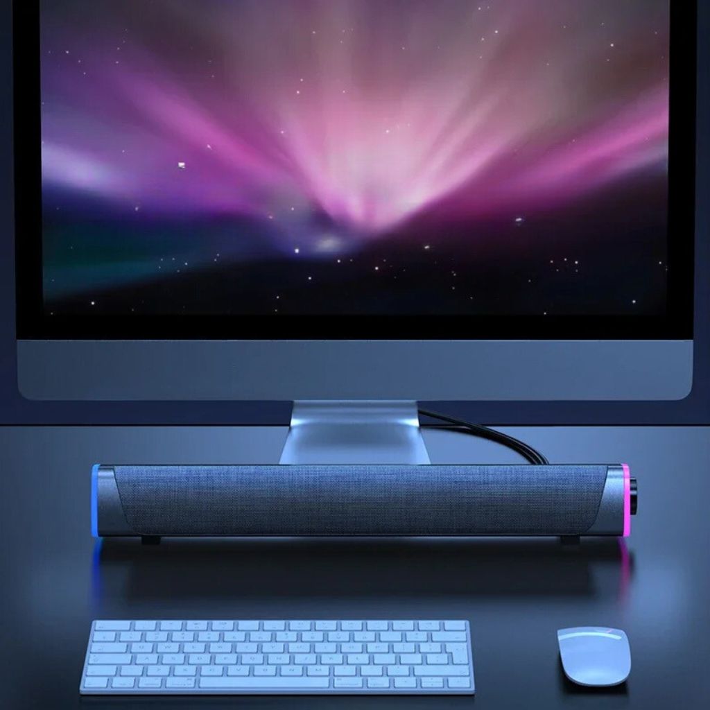 SonicBeam Gaming Soundbar – Suono Dinamico con Atmosfera LED