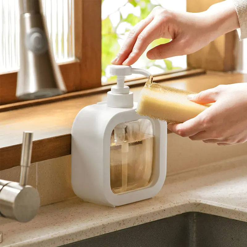 Dispenser di Sapone CleanVue – Design Moderno, Igienico e Funzionale
