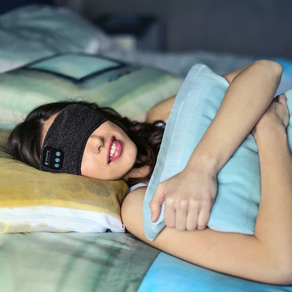 Maschera per il Sonno Confortevole con Cuffie - Per un Sonno Perfetto