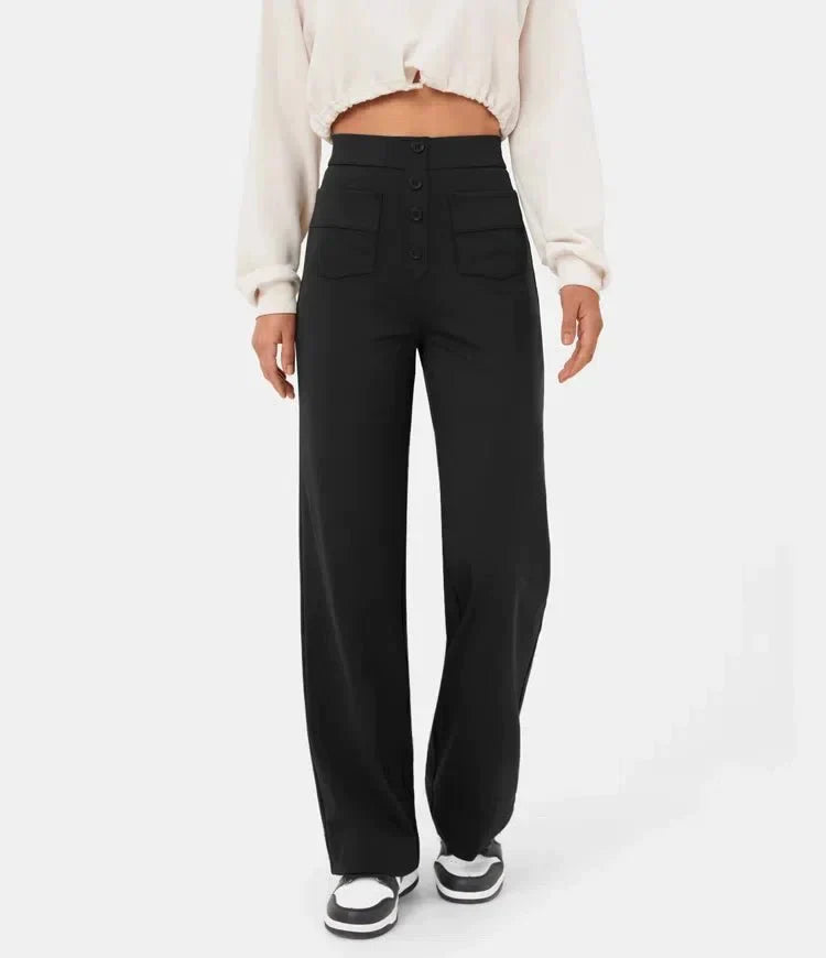 Pantaloni Lotte a Vita Alta – Eleganti, Confortevoli e Casual