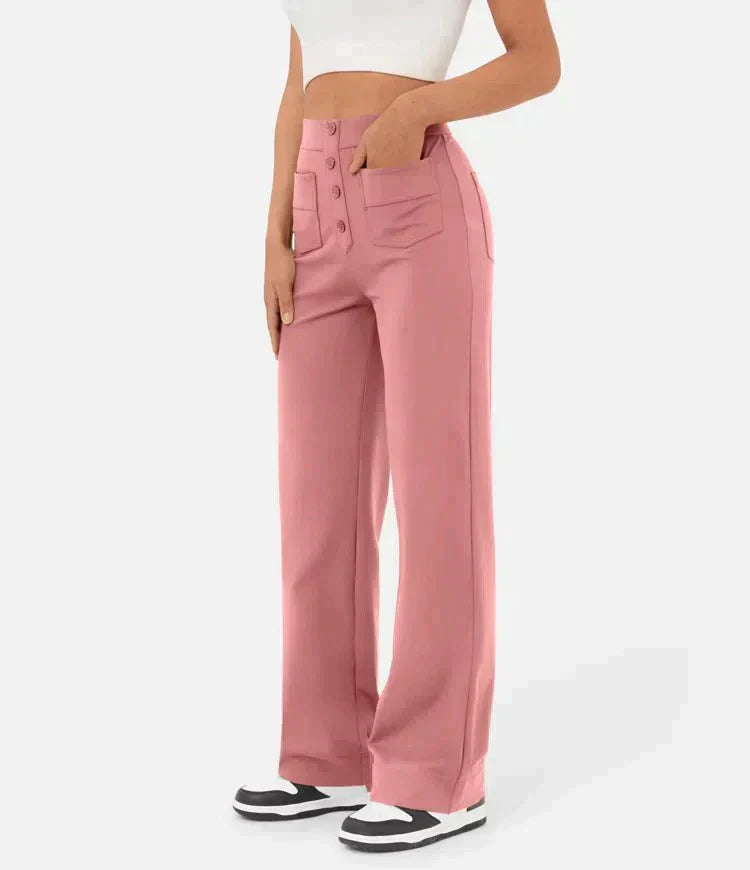 Pantaloni Lotte a Vita Alta – Eleganti, Confortevoli e Casual