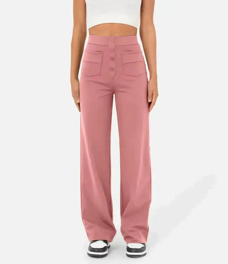 Pantaloni Lotte a Vita Alta – Eleganti, Confortevoli e Casual