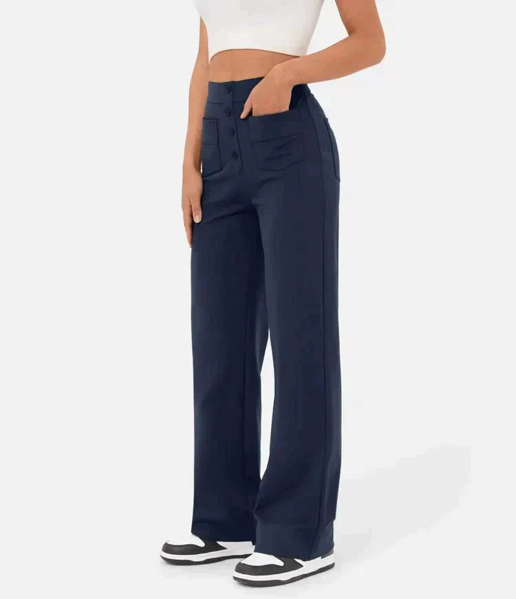 Pantaloni Lotte a Vita Alta – Eleganti, Confortevoli e Casual