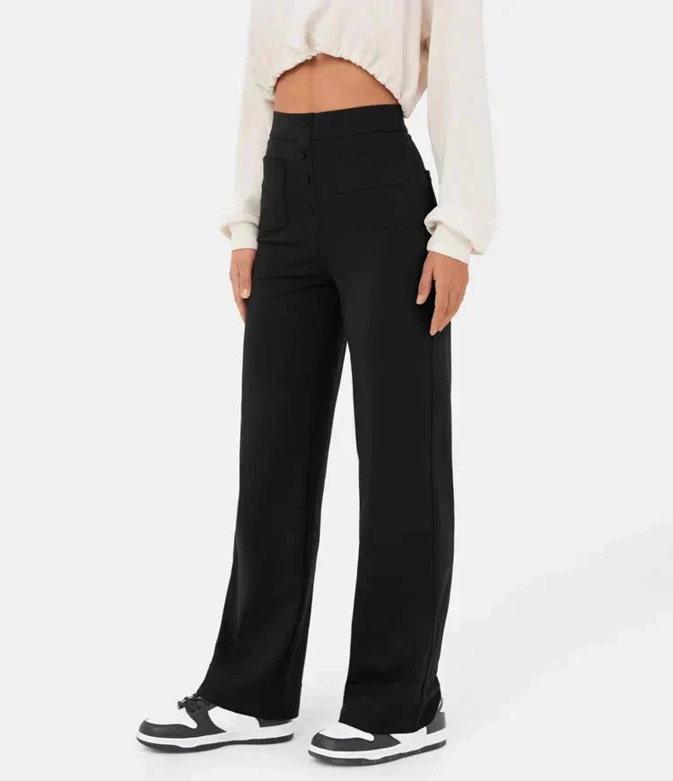 Pantaloni Lotte a Vita Alta – Eleganti, Confortevoli e Casual