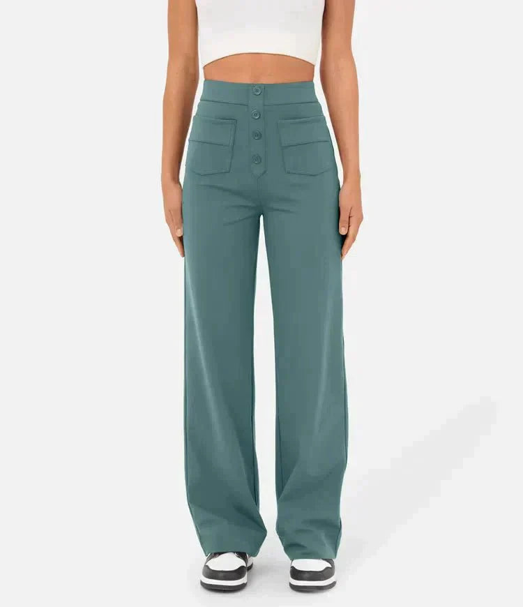 Pantaloni Lotte a Vita Alta – Eleganti, Confortevoli e Casual