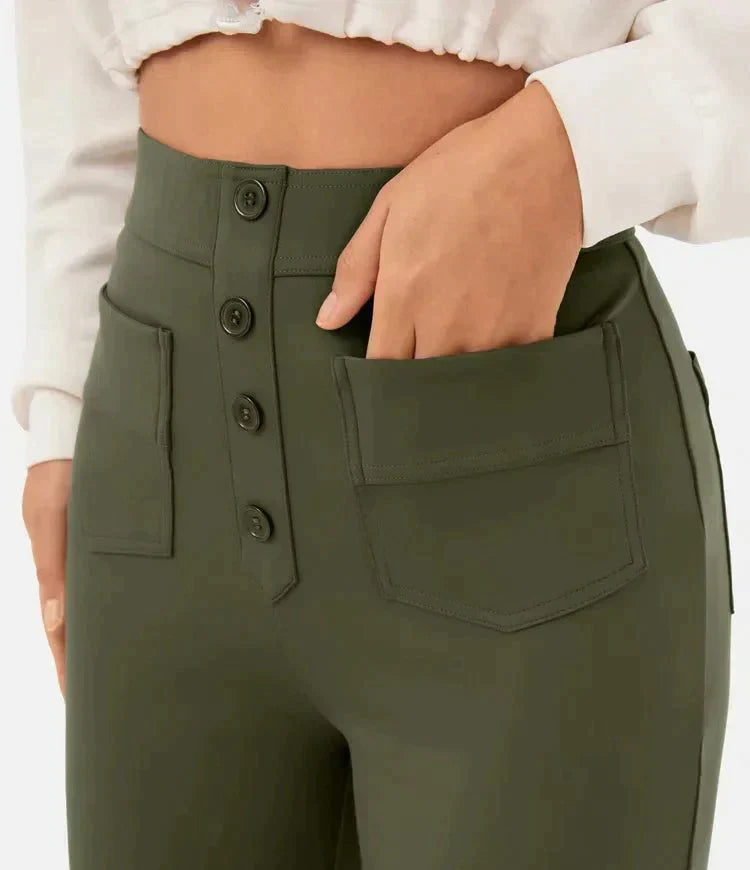 Pantaloni Lotte a Vita Alta – Eleganti, Confortevoli e Casual