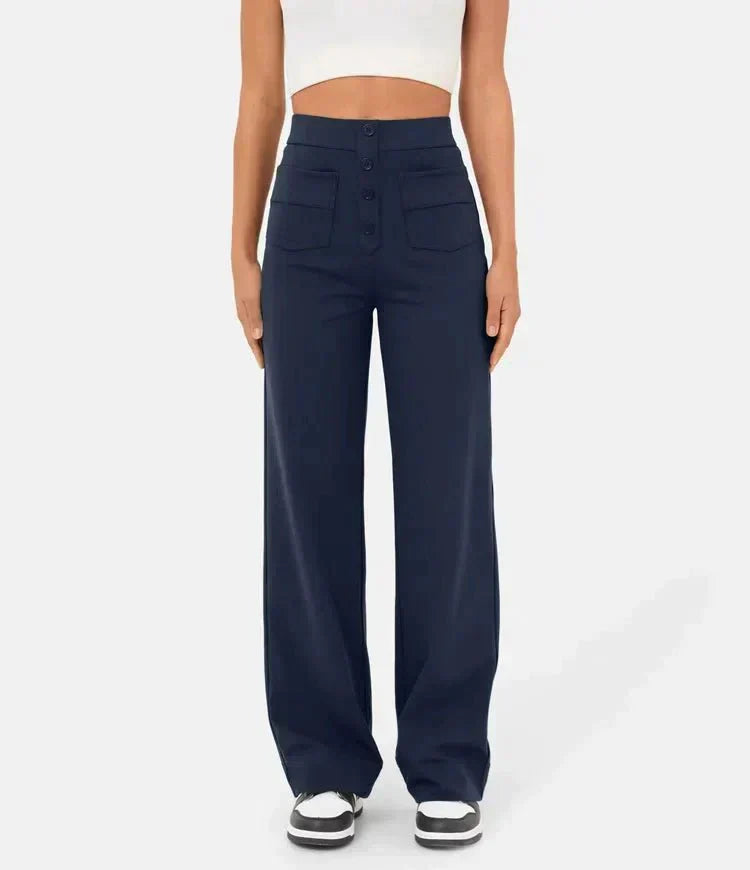 Pantaloni Lotte a Vita Alta – Eleganti, Confortevoli e Casual
