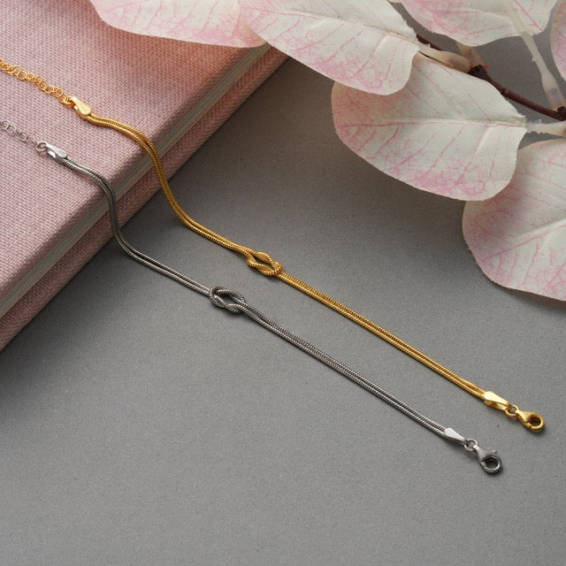 Elegante Bracciale con Nodo – Sottile e Raffinato