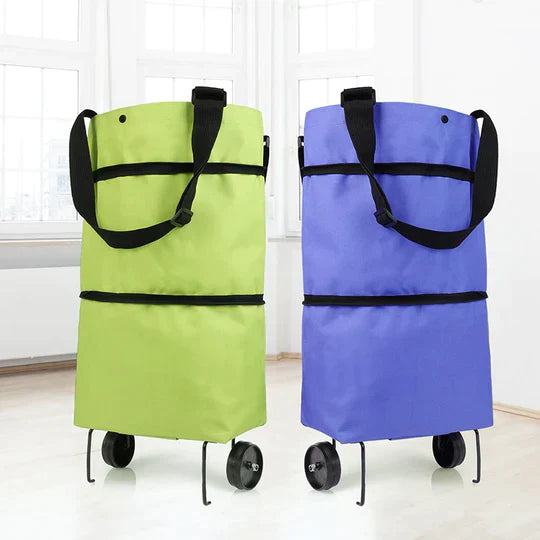 Borsa da Spesa Pieghevole 2 in 1