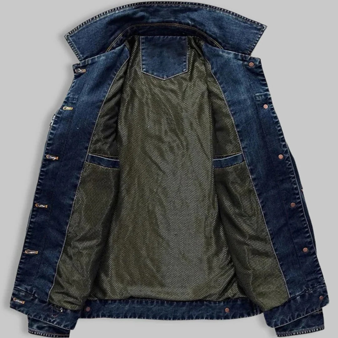 Urban Denim Giacca da Uomo – Design Robusto e Senza Tempo