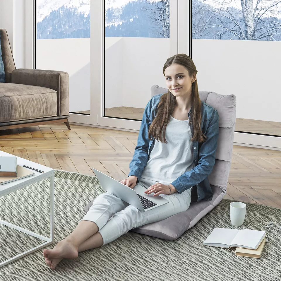 FlexiLounge 14 – Sedia a Terra Regolabile con Comfort Estremo