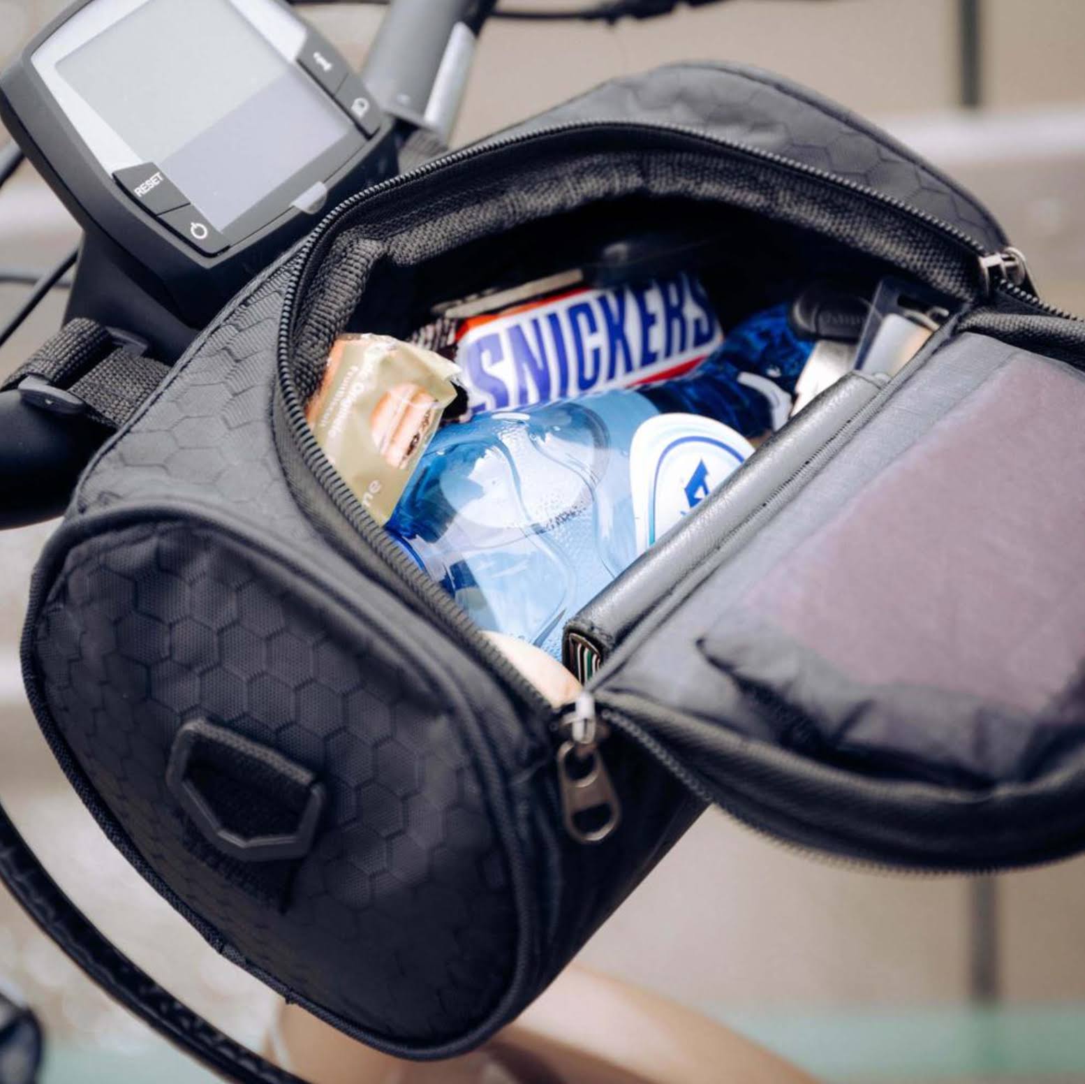 SpeedyBike Borsa – Borsa Impermeabile per Bicicletta con Finestra per Telefono