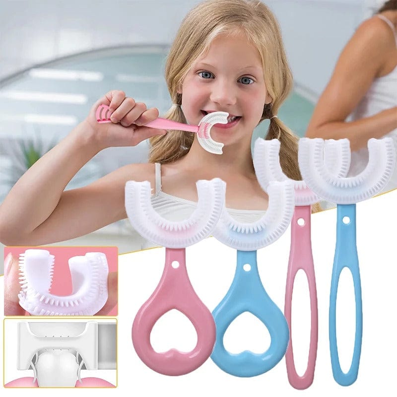 ProFlux - Spazzolino per Bambini Ultra Morbido 360° a Forma di U