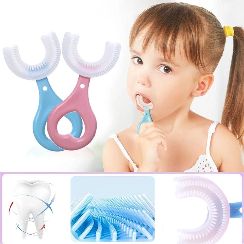 ProFlux - Spazzolino per Bambini Ultra Morbido 360° a Forma di U