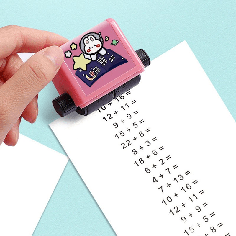 MathMaster Set di Timbri - Imparare a Contare Giocando per Bambini