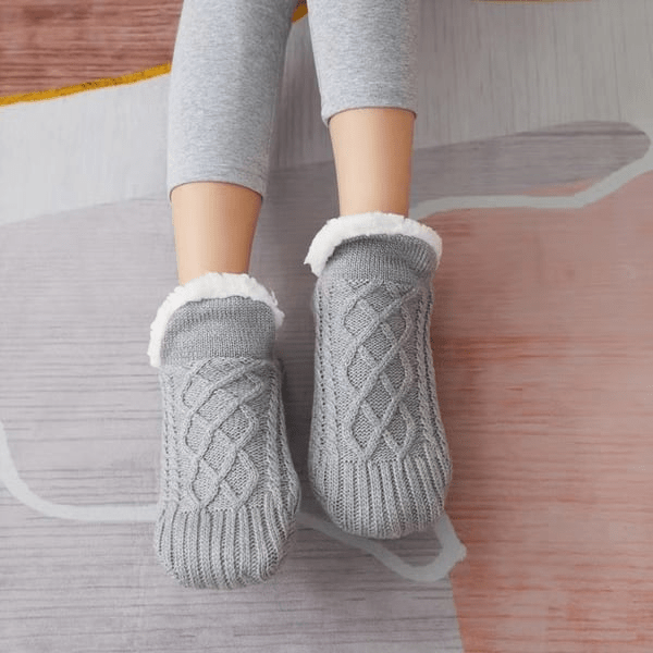 Calze da Casa Cable Knit - Calore e Comfort per Casa