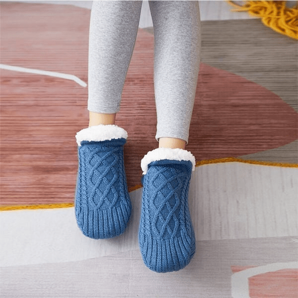 Calze da Casa Cable Knit - Calore e Comfort per Casa