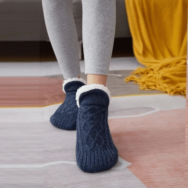 Calze da Casa Cable Knit - Calore e Comfort per Casa