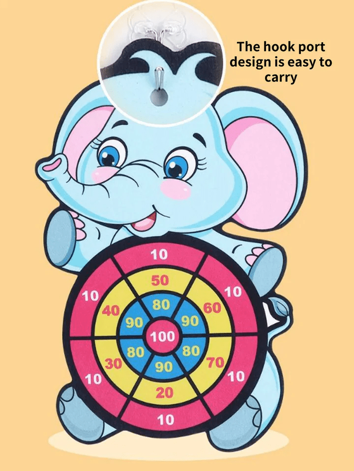 Dartboard Appiccicoso Amici Animali - Divertimento Sicuro per Bambini