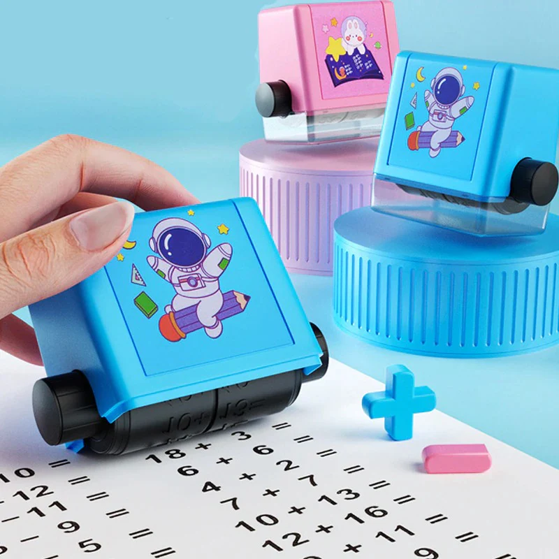 MathMaster Set di Timbri - Imparare a Contare Giocando per Bambini