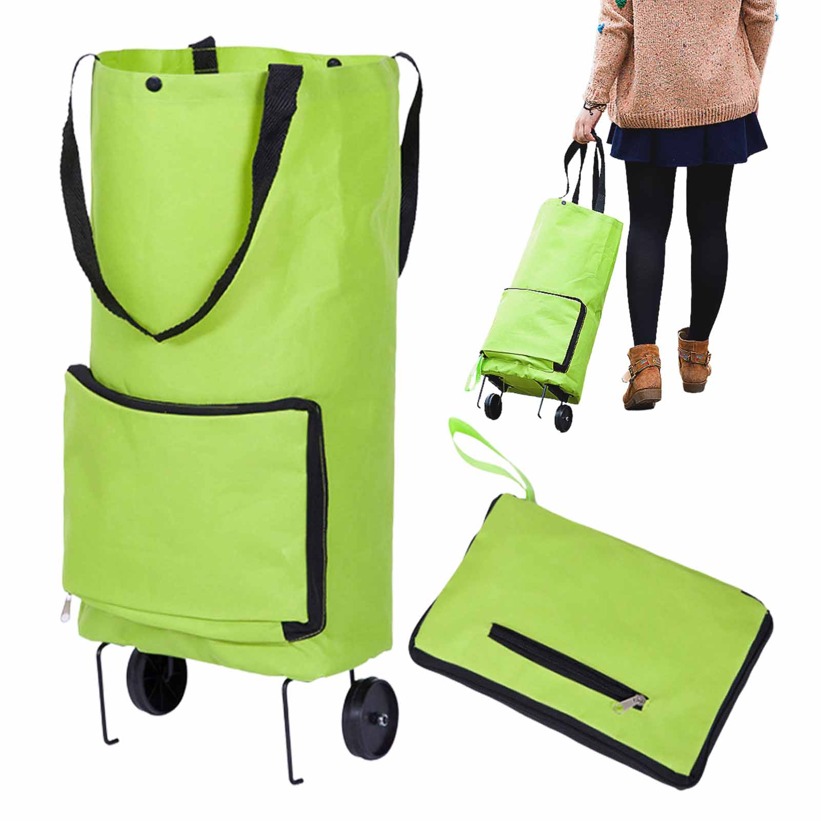 Borsa da Spesa Pieghevole 2 in 1