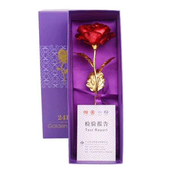 Rose d'Oro Romantica Eterna - Per un'Amore Immortale a San Valentino