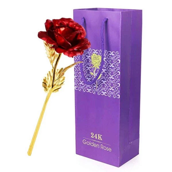Rose d'Oro Romantica Eterna - Per un'Amore Immortale a San Valentino