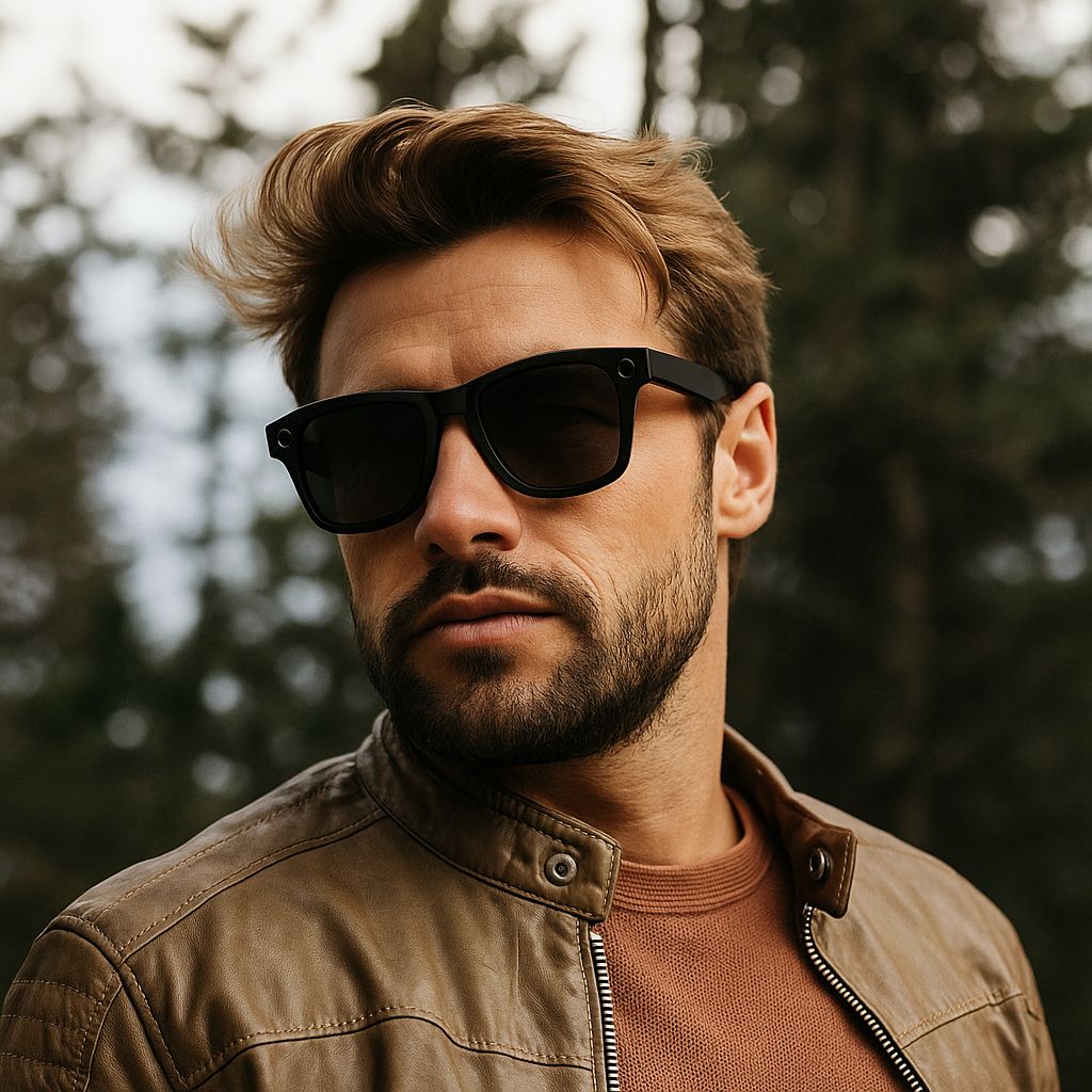 VisionX Smartglasses – Occhiali Intelligenti con Fotocamera e Audio in Design Elegante