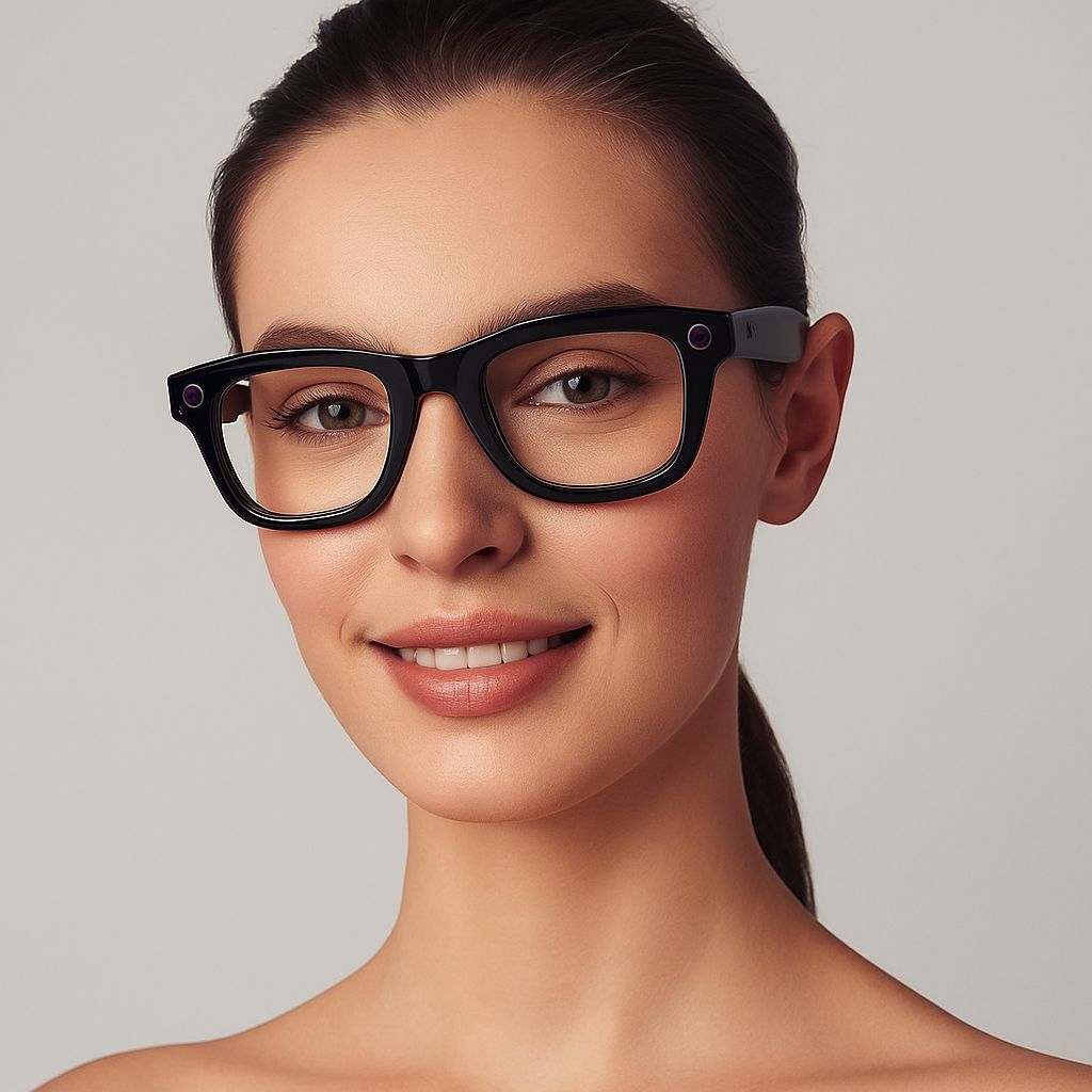 VisionX Smartglasses – Occhiali Intelligenti con Fotocamera e Audio in Design Elegante