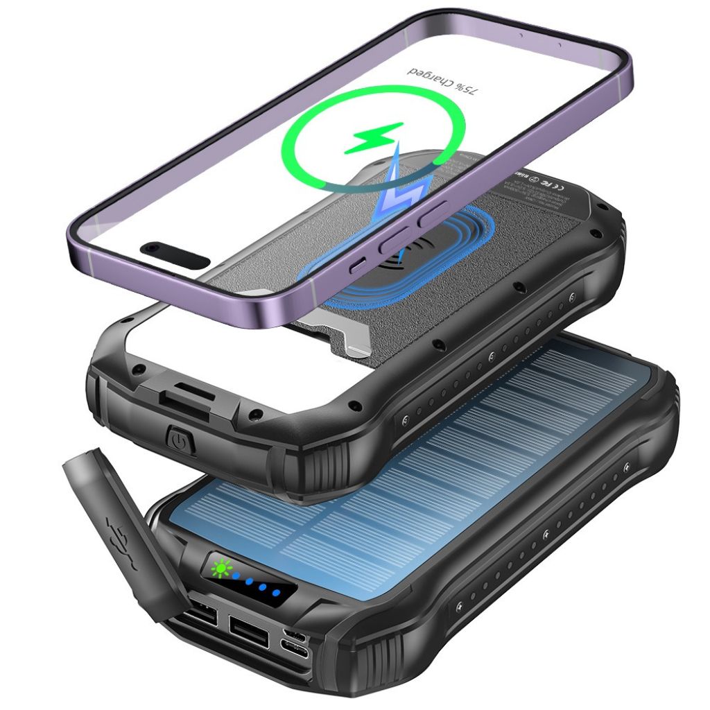 Powerbank Solare – Caricatore Portatile ad Alta Capacità