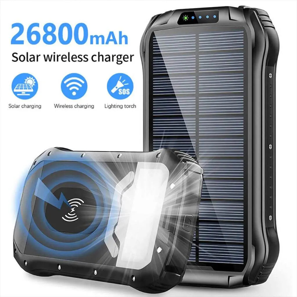 Powerbank Solare – Caricatore Portatile ad Alta Capacità