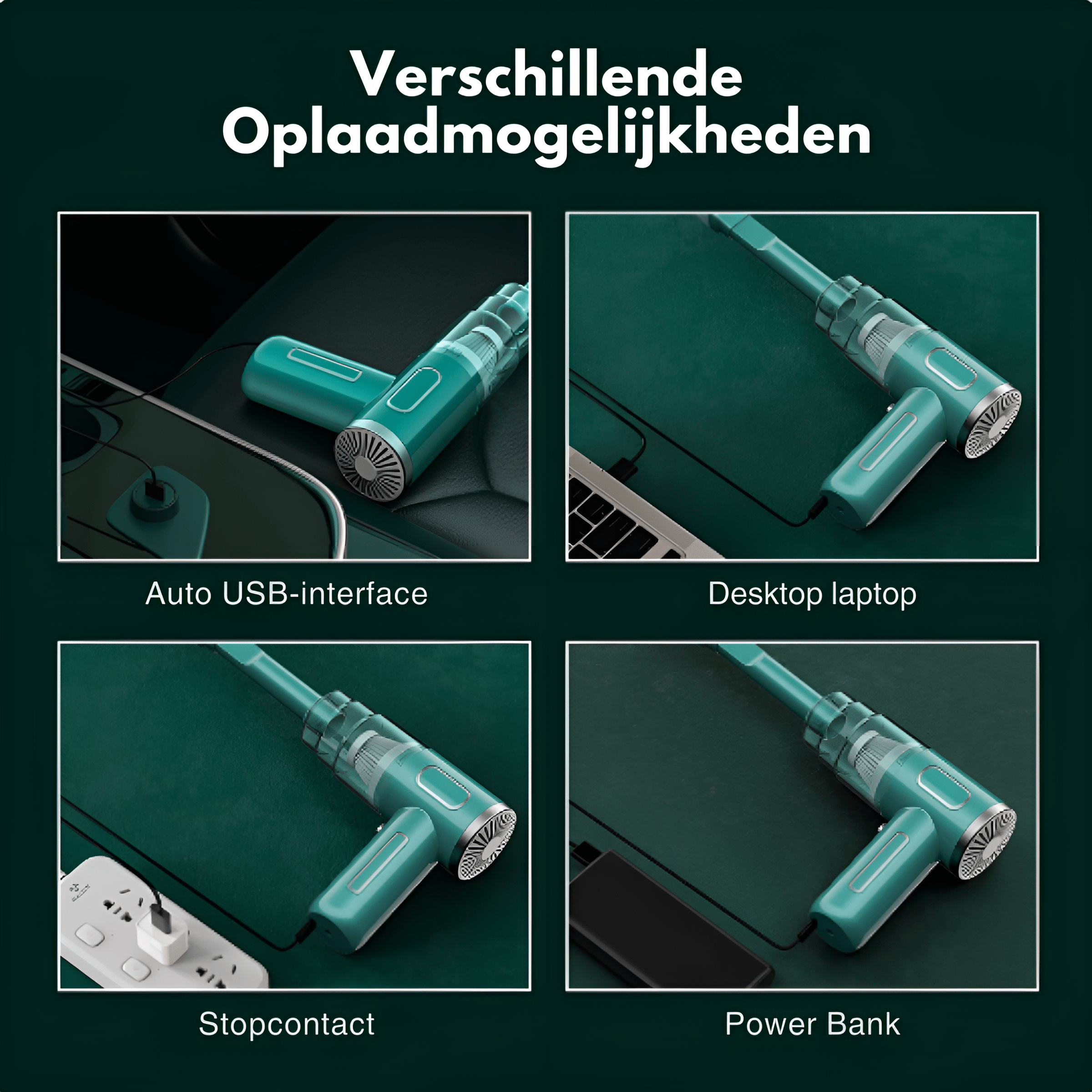 PowerCleaner - Aspirapolvere Auto Senza Fili