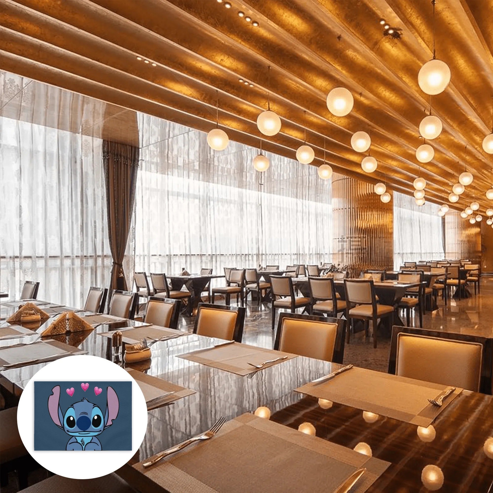 Tovaglietta Disney Stitch – Carino Cartoon per Decorazione della Cucina e della Tavola