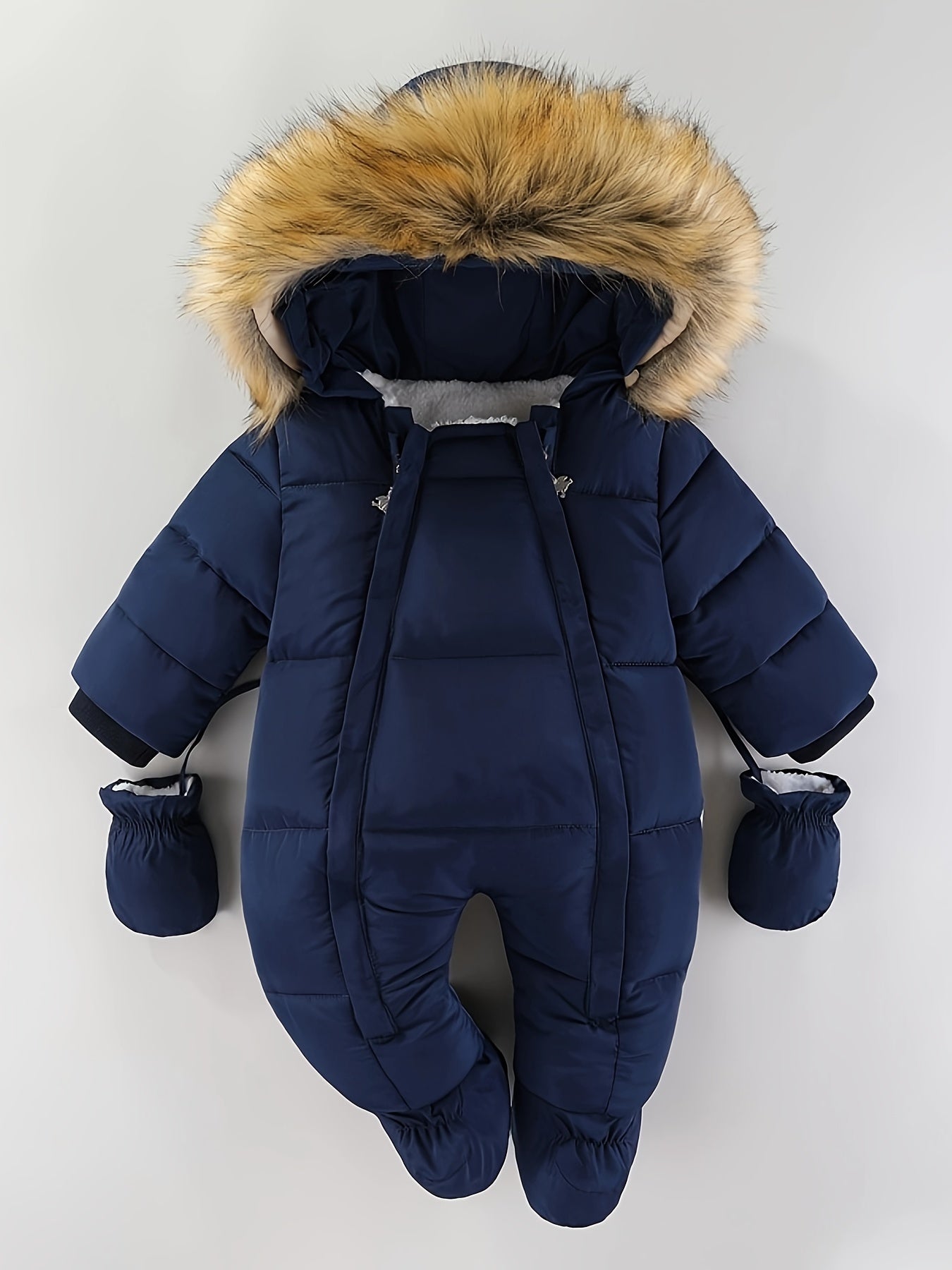 Frosty Baby Body – Tuta Invernale Luxe con Cappuccio per i Mesi Freddi