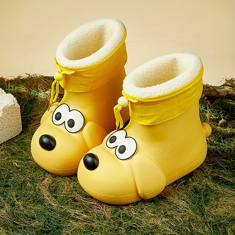 Stivali da Pioggia Peluche per Bambini - Caldi e Giocosi per Giornate Piovose
