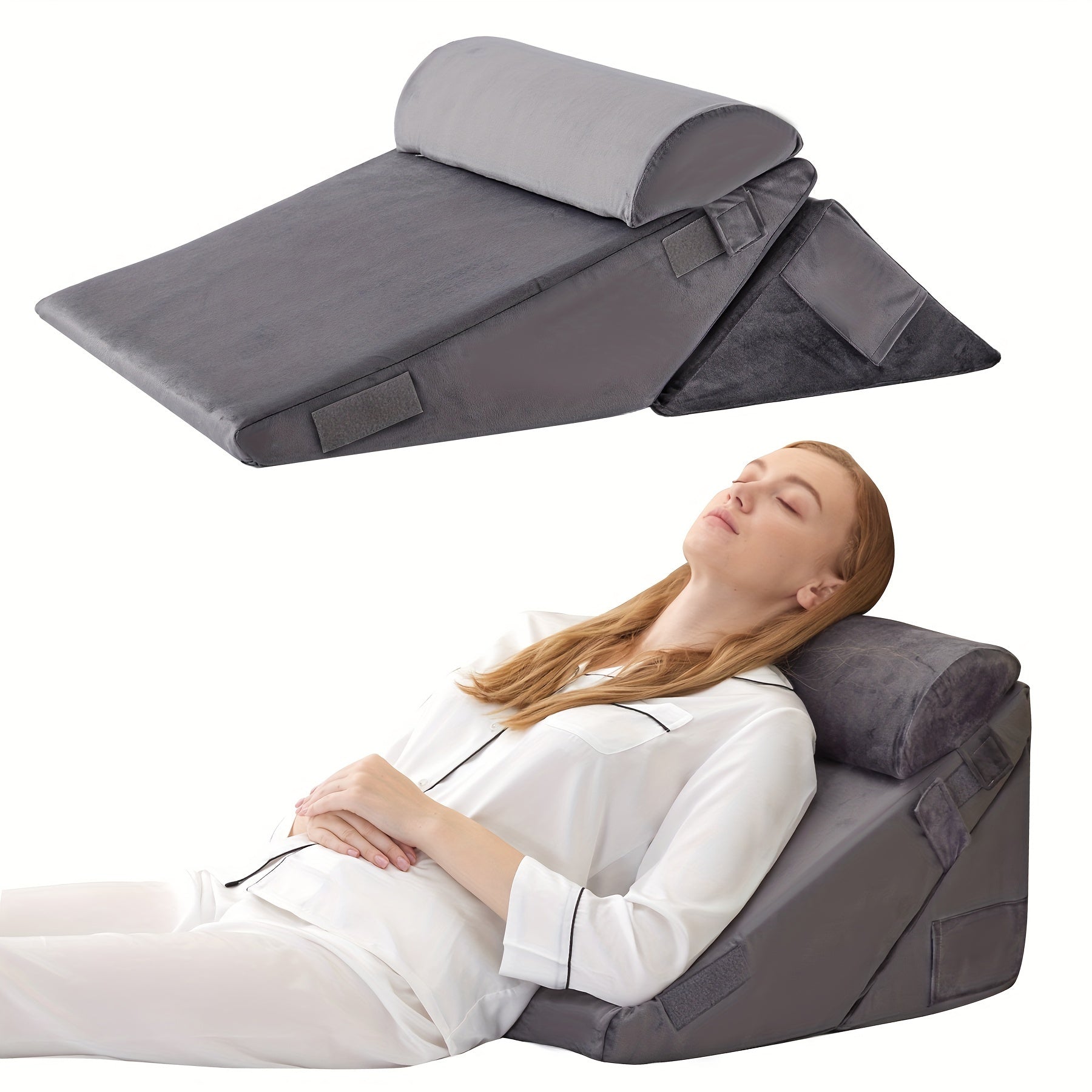 RelaxPlus Cuscino a Cuneo Regolabile – Comfort e Supporto durante il Recupero