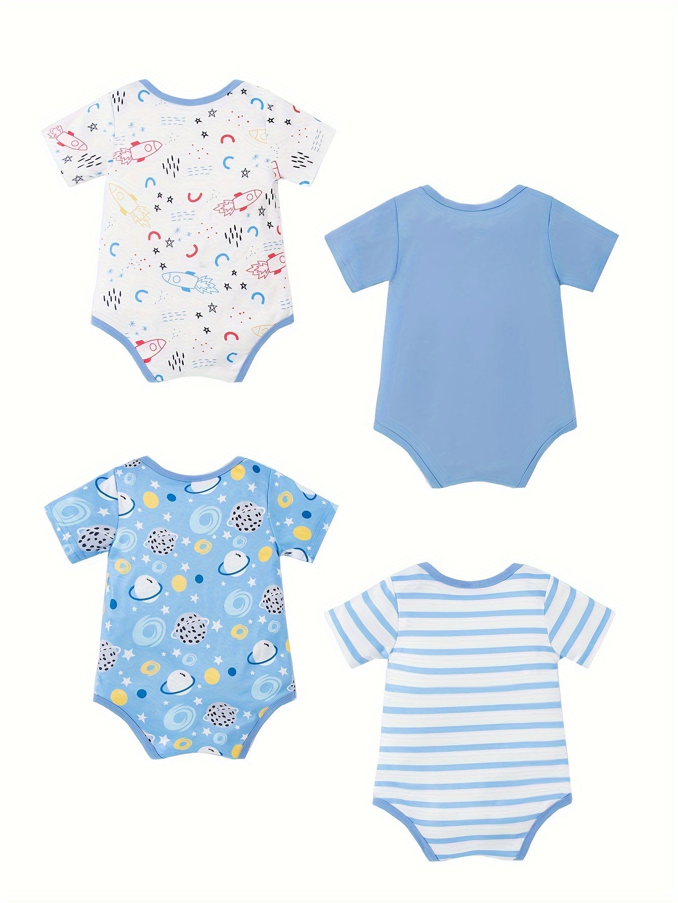 Set Avventura Spaziale per Bambini – Body, Pantaloni e Cappellini