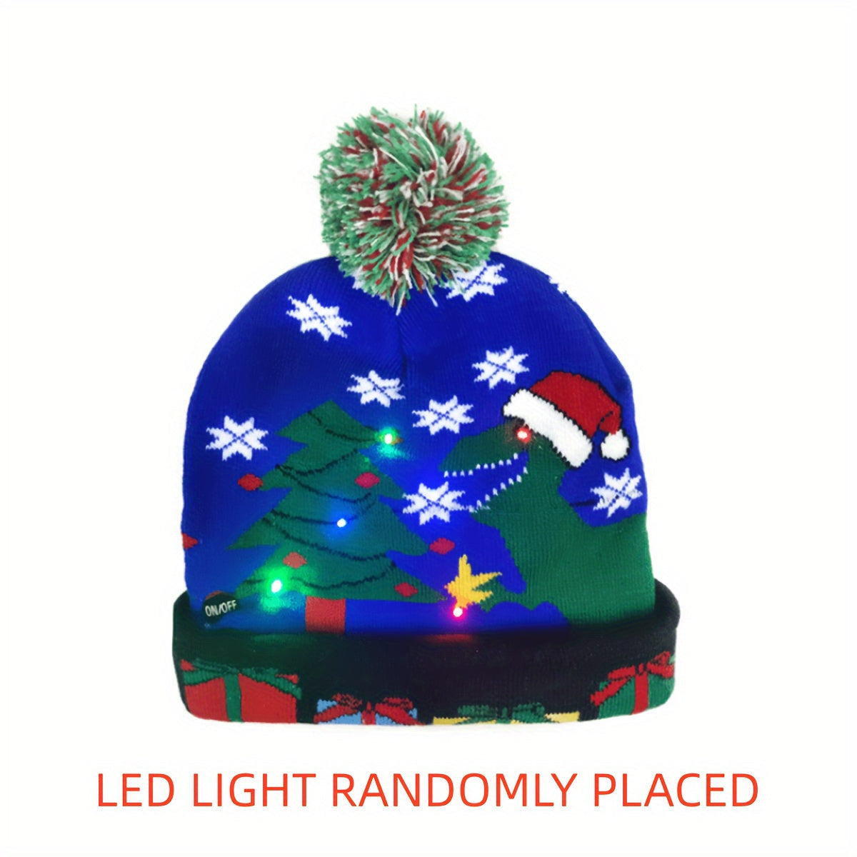 Cappello di Natale LED Ghiacciato - Illuminato e Allegro per le Festività