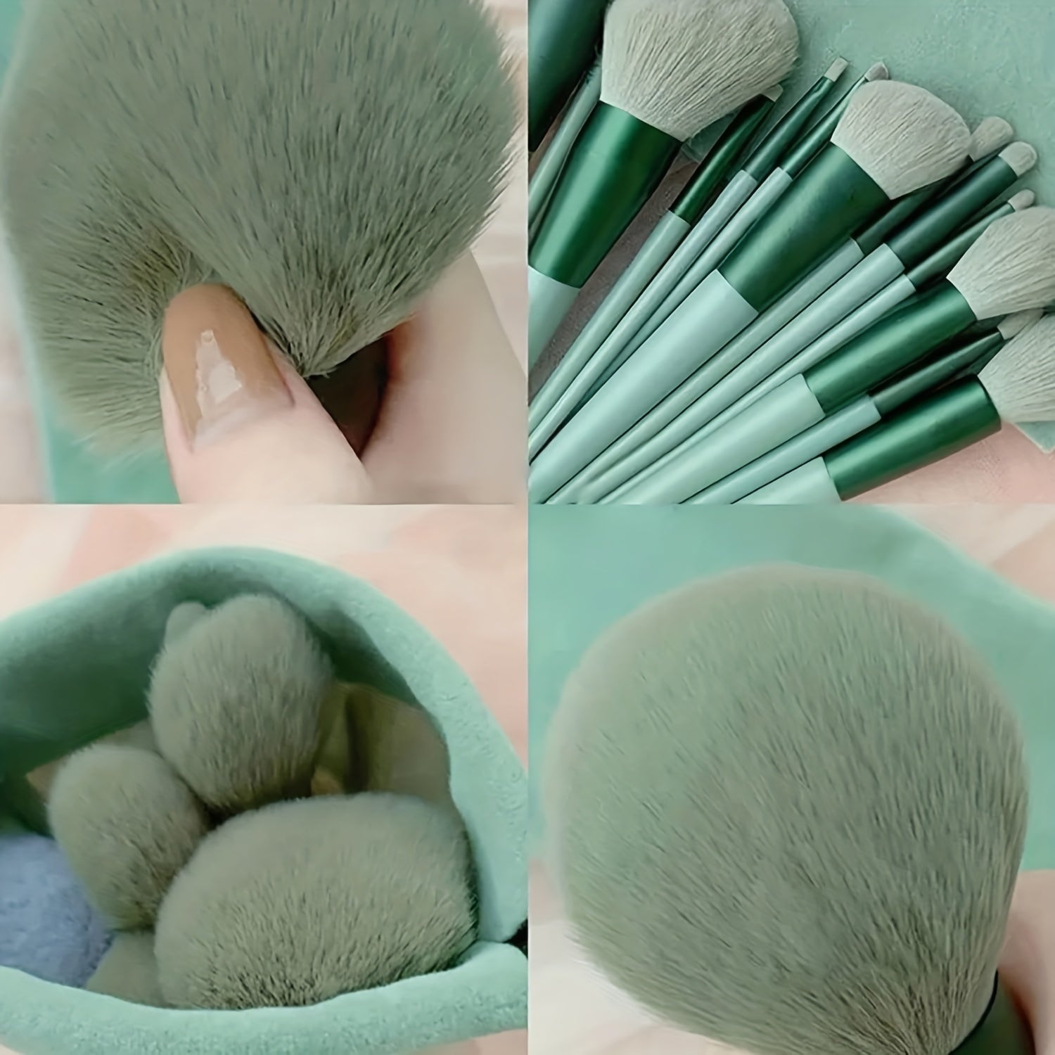 Set di Pennelli Make-up Fluffé - Un Regalo Perfetto per la Festa della Mamma