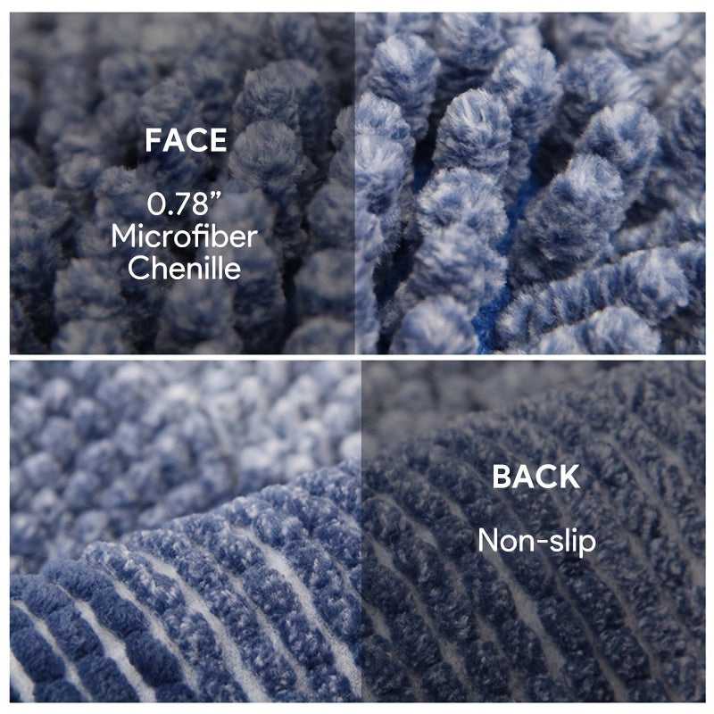 Tappetino da Bagno Chenille – Lusso e Comfort per il Bagno e l'Entrata