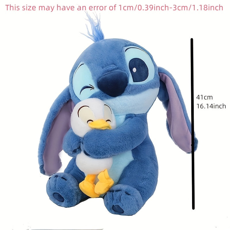 Kawaii Stitch Peluche Abbraccio - Carinissimo Pupazzo da Letto per la Buonanotte e Decorazione