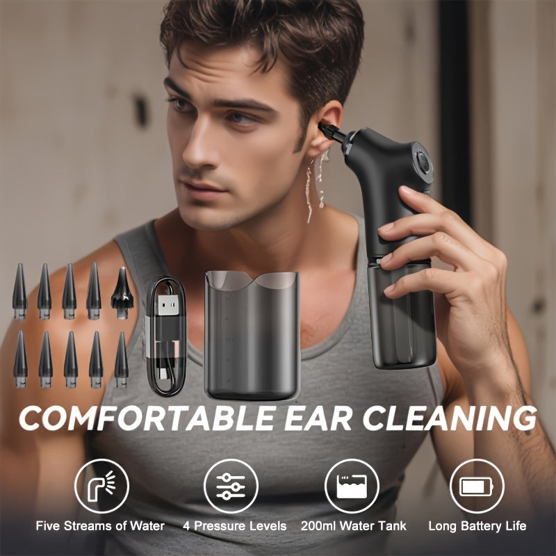 AquaClean Pulitore per Orecchie – Rimozione Sicura e Confortevole dell'Acqua dalle Orecchie