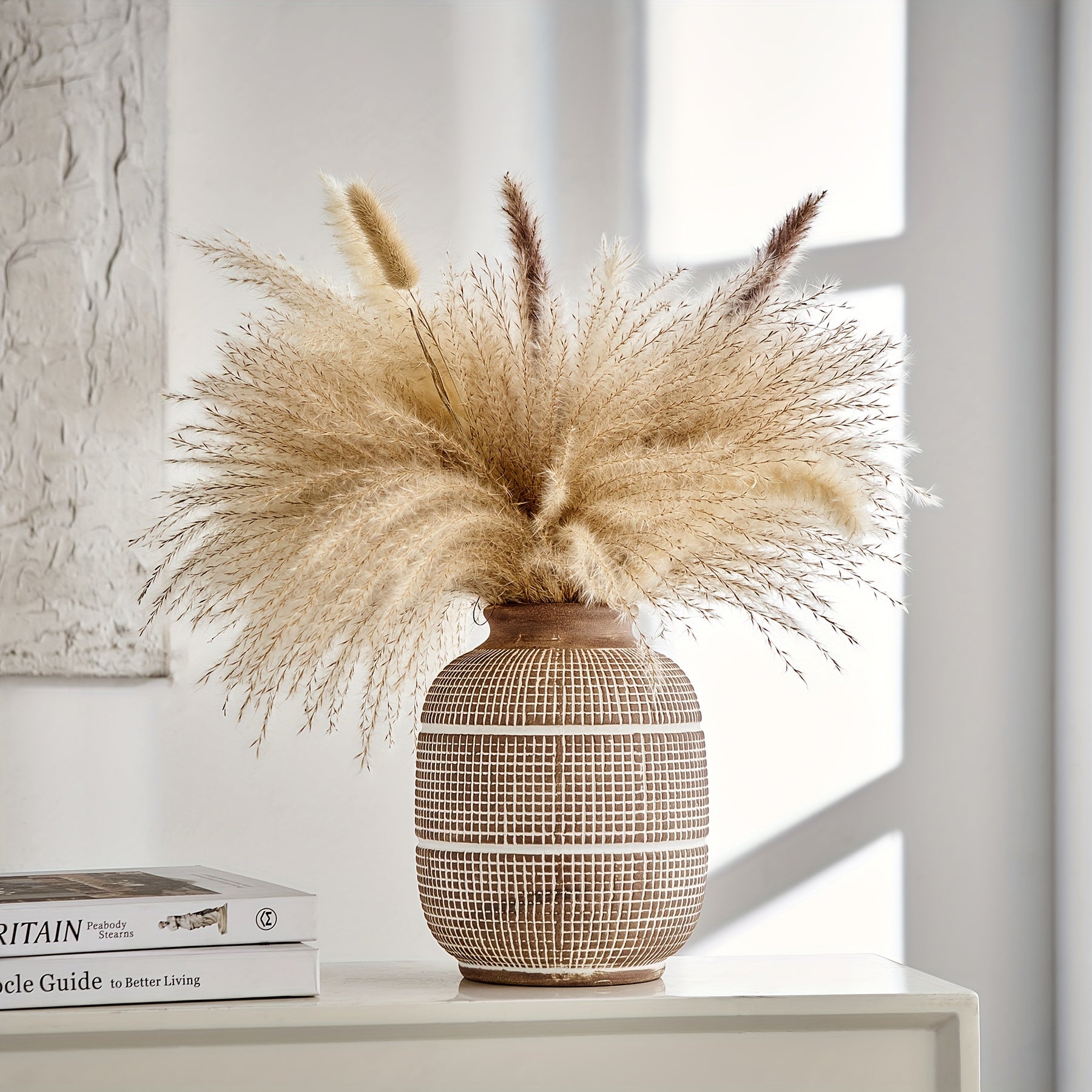 Vaso Geometrico Rustico - Atmosfera Naturale per il Tuo Interno