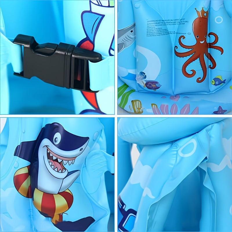 Gilet da Nuoto con Stampa di Squali – Confortevole e Sicuro per il Divertimento in Acqua